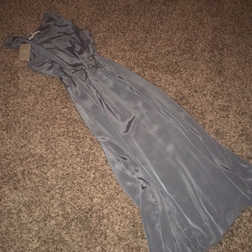 NWT Anthropologie gray gown